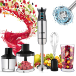 5 Core Immersion Hand Blender 5-In-1 500W Handheld 8 Variable Powerful