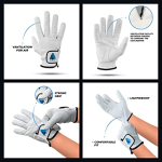 Football Gloves Enhanced Sticky Grip, College Football Gloves - Adults and Kids, Football Gloves Men in (M, L, XL) - Image 5