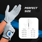 Football Gloves Enhanced Sticky Grip, College Football Gloves - Adults and Kids, Football Gloves Men in (M, L, XL) - Image 6