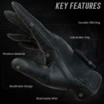 Football Gloves Enhanced Sticky Grip, College Football Gloves - Adults and Kids, Football Gloves Men in (M, L, XL) - Image 17