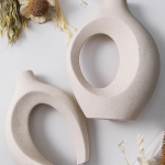 Nordic Ceramic Interlock Vase - Image 3