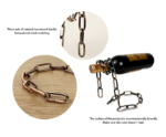 Magic Iron Chain Wine Bottle Holder - Image 3