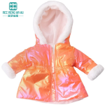 Clothes for Dolls Fits 43cm Toy New Born Doll american doll Fashion cotton jacket pink rose red white purple - Image 7