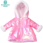 Clothes for Dolls Fits 43cm Toy New Born Doll american doll Fashion cotton jacket pink rose red white purple - Image 4