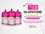 Glupatone (Pack of 3) Extreme Strong Whitening Emulsion – 50ml long expiry 2028 - Image 2