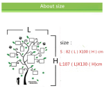 3D Family Tree Wall Sticker Acrylic Photo tree Home Decor Wall Poster Decal Sticker Mirror photo wall wallpaper kid room decor - Image 5