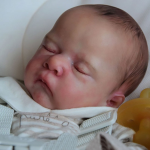 16 Inch Premium Size Reborn Doll Kit Pip Sleeping Baby Unfinished Doll Parts  Baby Doll Toys  Reborn Baby - Image 5