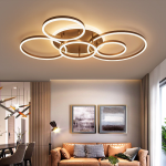 Modern LED Gold Black Chandeliers Lighting For Living Study Room Dimmable Indoor Lamps Parlor Foyer Lustres Lampadario Luminaire - Image 2