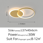 Modern LED Gold Black Chandeliers Lighting For Living Study Room Dimmable Indoor Lamps Parlor Foyer Lustres Lampadario Luminaire - Image 13