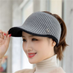 2021 Hats For Women Autumn Winter Sports Empty Top Caps Female Knitted Warm Baseball Cap Fashion Running Golf Sun Hat - Image 12