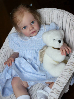 26 Inch Bebe Reborn Accessories DIY Blank Kit 65 CM Toddler Princess Fresh Color Soft Touch Unpainted Unfinished Doll Parts - Image 2