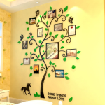 3D Family Tree Wall Sticker Acrylic Photo tree Home Decor Wall Poster Decal Sticker Mirror photo wall wallpaper kid room decor - Image 4