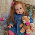 26 Inch Bebe Reborn Accessories DIY Blank Kit 65 CM Toddler Princess Fresh Color Soft Touch Unpainted Unfinished Doll Parts - Image 7