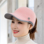 2021 Hats For Women Autumn Winter Sports Empty Top Caps Female Knitted Warm Baseball Cap Fashion Running Golf Sun Hat - Image 14