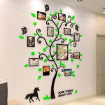3D Family Tree Wall Sticker Acrylic Photo tree Home Decor Wall Poster Decal Sticker Mirror photo wall wallpaper kid room decor - Image 7