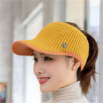 2021 Hats For Women Autumn Winter Sports Empty Top Caps Female Knitted Warm Baseball Cap Fashion Running Golf Sun Hat - Image 10