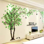 Large Size Wall Sticker Tree Decorative 3D DIY Art TV Background Wallpaper Home Decor Living Room Acrylic interior stickers - Image 7