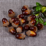 50pcs Artificial Lifelike Simulation Small Acorn Plant Decoration Fake Fruit Autumn Home House Kitchen Decor Photography Props - Image 4