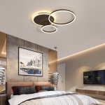 Modern LED Gold Black Chandeliers Lighting For Living Study Room Dimmable Indoor Lamps Parlor Foyer Lustres Lampadario Luminaire - Image 4