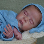 16 Inch Premium Size Reborn Doll Kit Pip Sleeping Baby Unfinished Doll Parts  Baby Doll Toys  Reborn Baby - Image 3