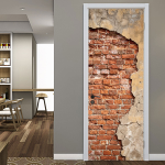 3D Wallpaper Self Adhesive Door Mural Removable Vinyl Home Decor Art Decal Wooden Scenery Wall Poster Stickers Porte deursticker - Image 5