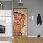 3D Wallpaper Self Adhesive Door Mural Removable Vinyl Home Decor Art Decal Wooden Scenery Wall Poster Stickers Porte deursticker - Image 7