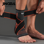 JINGBA SUPPORT 1 PCS Protective Football Ankle Support Basketball Ankle Brace Compression Nylon Strap Belt Ankle Protector - Image 5