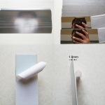 10pcs Mirror line Acrylic 3D Wall Stickers Living room Home decoration Self Adhesive Ceiling Waist line Wall decor 45cm long - Image 4