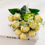 YRMSF Artificial Flowers 12 Head Pink Silk Peony Artificial Fake Flower for DIY Wedding Party Bride Home Plant Decoration Flower - Image 8