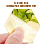 12PCs/Set DIY 3D Mirror Wall Sticker Hexagon Home Decor Mirror Decor Stickers Art Wall Bedroom Decoration Self-adhesive Stickers - Image 4