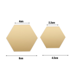 12PCs/Set DIY 3D Mirror Wall Sticker Hexagon Home Decor Mirror Decor Stickers Art Wall Bedroom Decoration Self-adhesive Stickers - Image 6