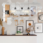 12PCs/Set DIY 3D Mirror Wall Sticker Hexagon Home Decor Mirror Decor Stickers Art Wall Bedroom Decoration Self-adhesive Stickers - Image 3