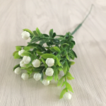 Artificial Large Particle Milan Grain Flower Trough Flower Arrangement Accessories Potted Plant Decoration Green Plant Plastic F - Image 2