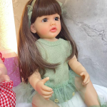 55CM Full Body Soft Silicone Girl Doll Soft TouchGifts for Children - Image 4