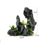 Used for pet fish tank rockery landscaping size aquarium house plant decoration background ornamental fish aquarium accessories - Image 16