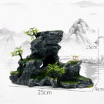 Used for pet fish tank rockery landscaping size aquarium house plant decoration background ornamental fish aquarium accessories - Image 18
