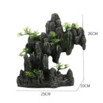 Used for pet fish tank rockery landscaping size aquarium house plant decoration background ornamental fish aquarium accessories - Image 12