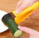 Stainless Steel Fruit Vegetable Sausage Slicer - Image 5