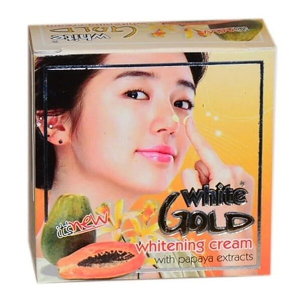 White Gold Whitening Cream With Papaya Extracts Pack Of 2