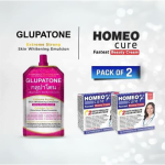 1x GLUPATONE Extreme Strong Emulsion 50ml With 2x Homeo Cure Beauty Cream