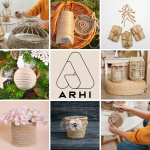 2 Pack ARHI 100FT Natural Jute Twine Rope 5mm 3Ply for Gardening & Packing Craft - Image 4